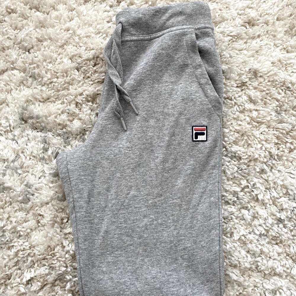 Fila Gray Jogger Sweatpants